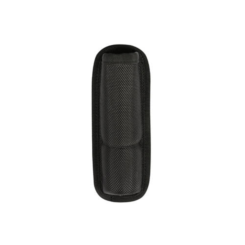 Funda de cinturón negra para porra telescópica, poliéster, aprox. 16 x 6 cm
