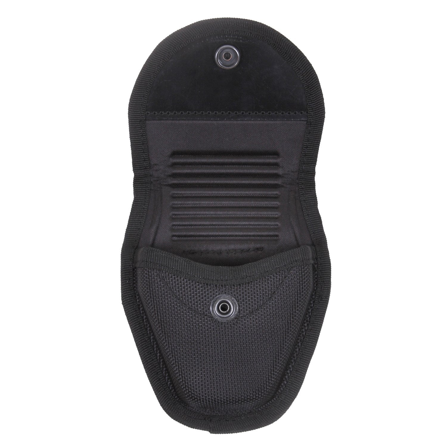 Funda de cinturón para esposas negra, poliéster 1680D, cierre de broche
