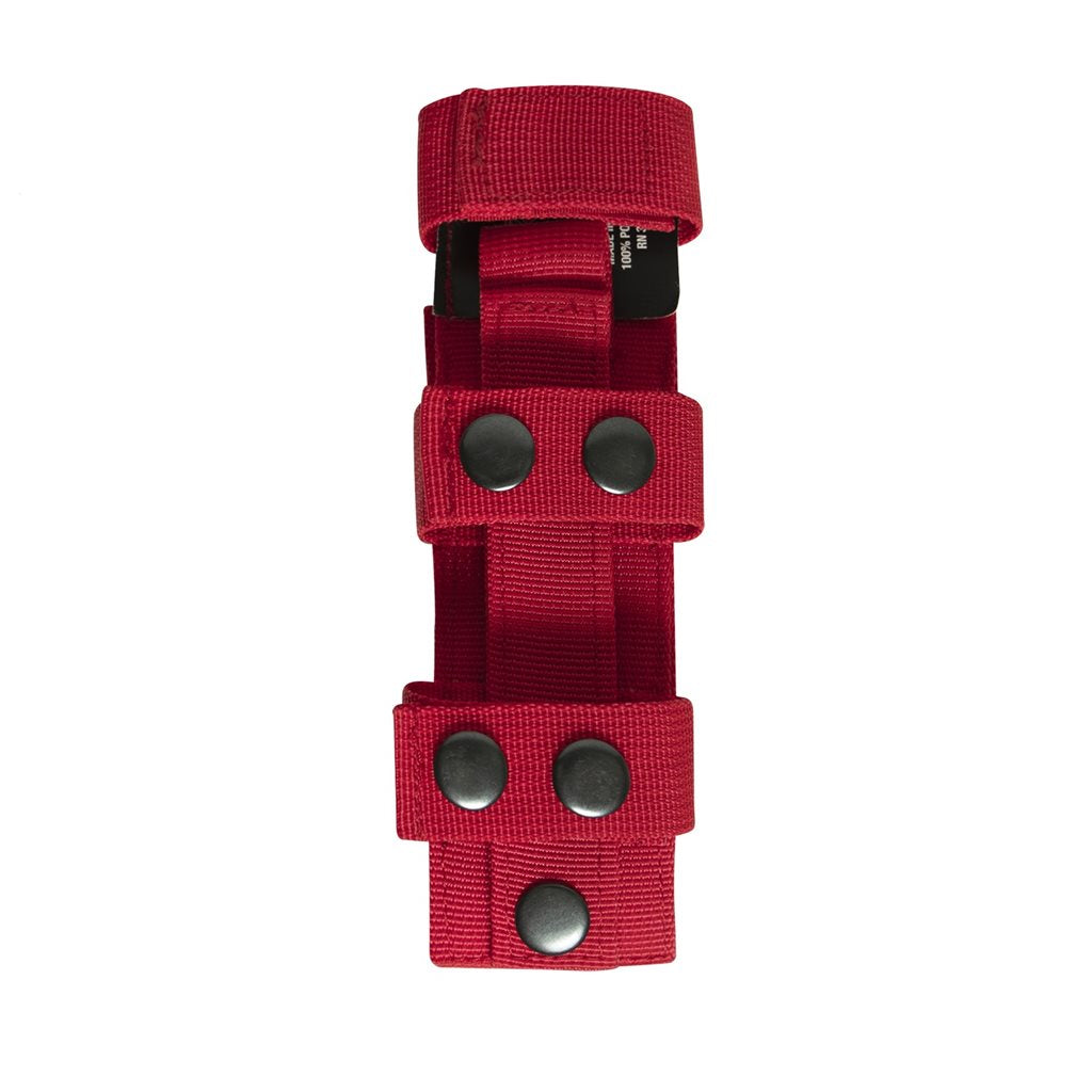 Funda MOLLE TQ roja para torniquete y tijeras, 17 x 5 x 2,5 cm
