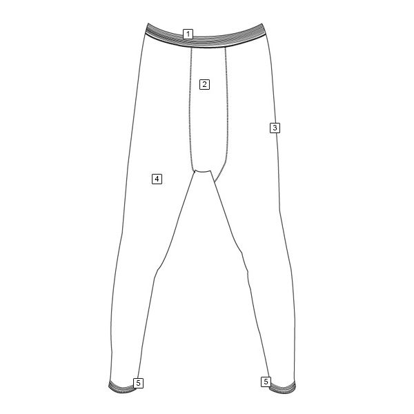 Pantalón térmico GEN III Level 2 color coyote, malla de fleece que mejora transpirabilidad y evacuación del sudor
