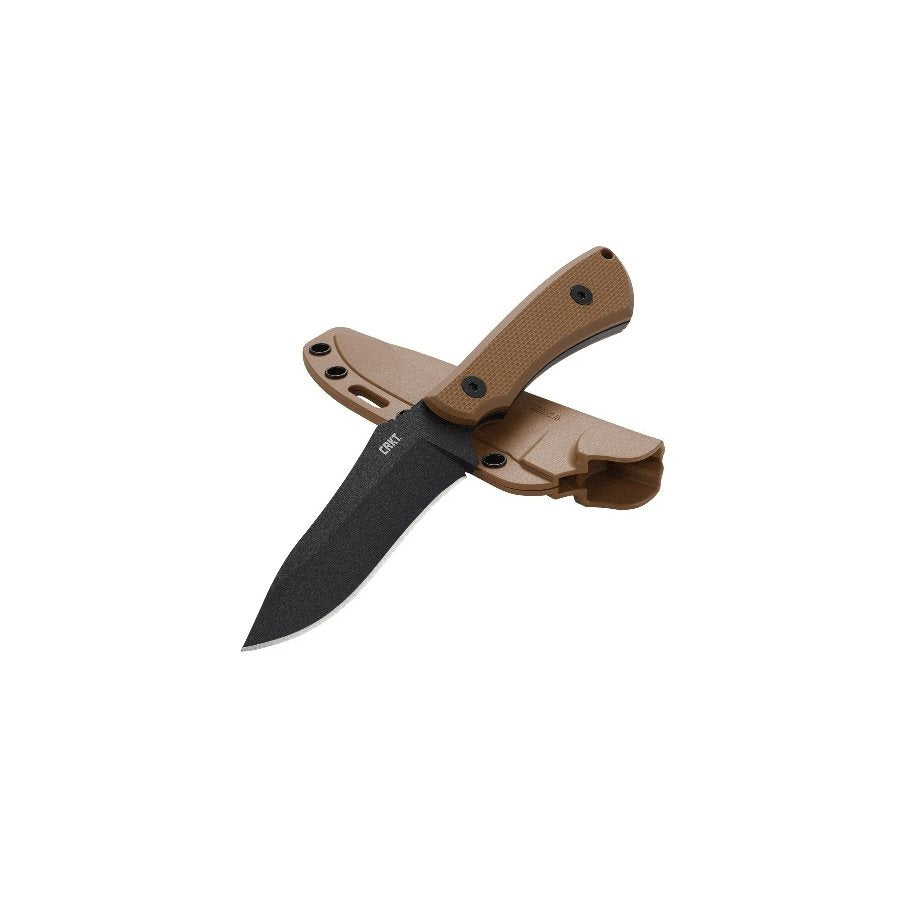 Cuchillo RAMADI™ con funda COYOTE, hoja SK-5, mango G10, longitud total aprox. 21,6 cm