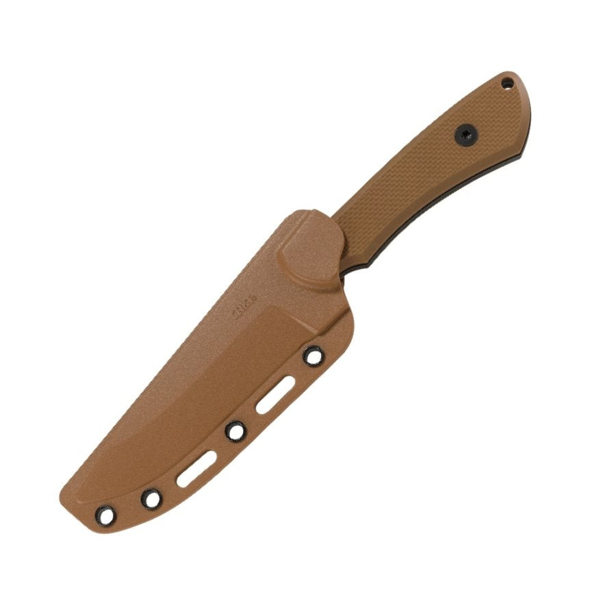 Cuchillo RAMADI™ con funda COYOTE, hoja SK-5, mango G10, longitud total aprox. 21,6 cm