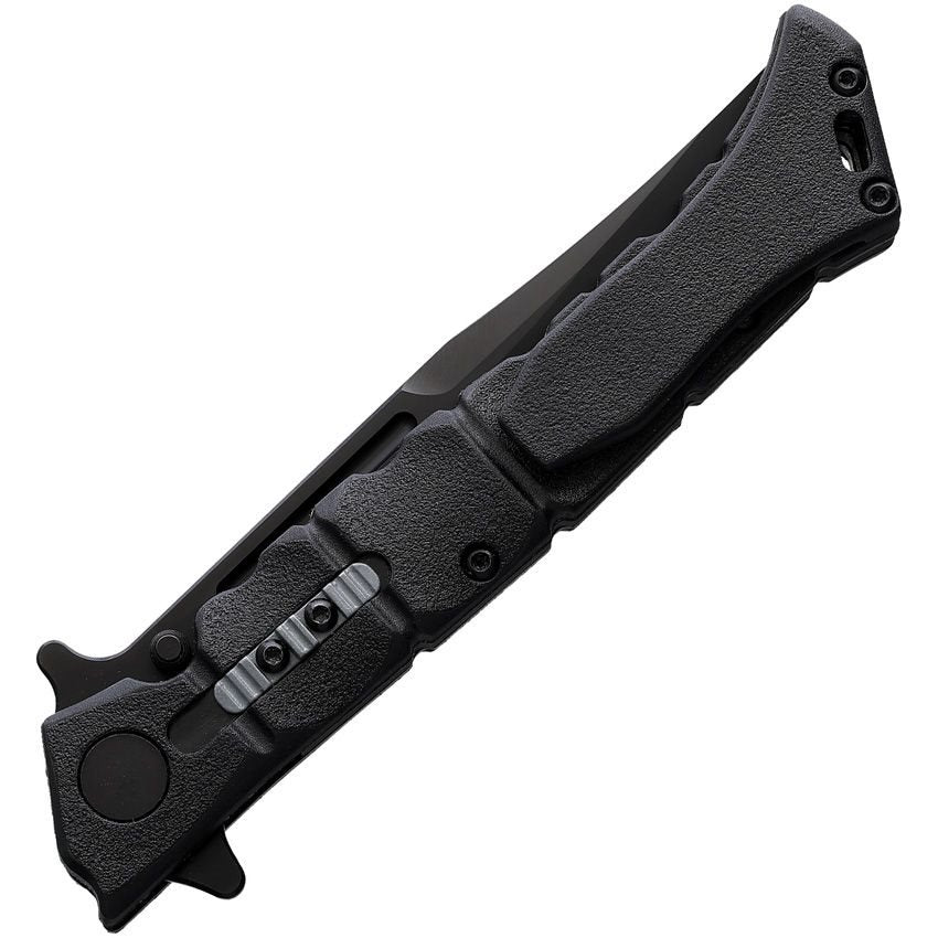 Navaja cerrable LUZON MEDIUM negra Cold Steel con hoja de acero 8Cr13MoV y perno de apertura