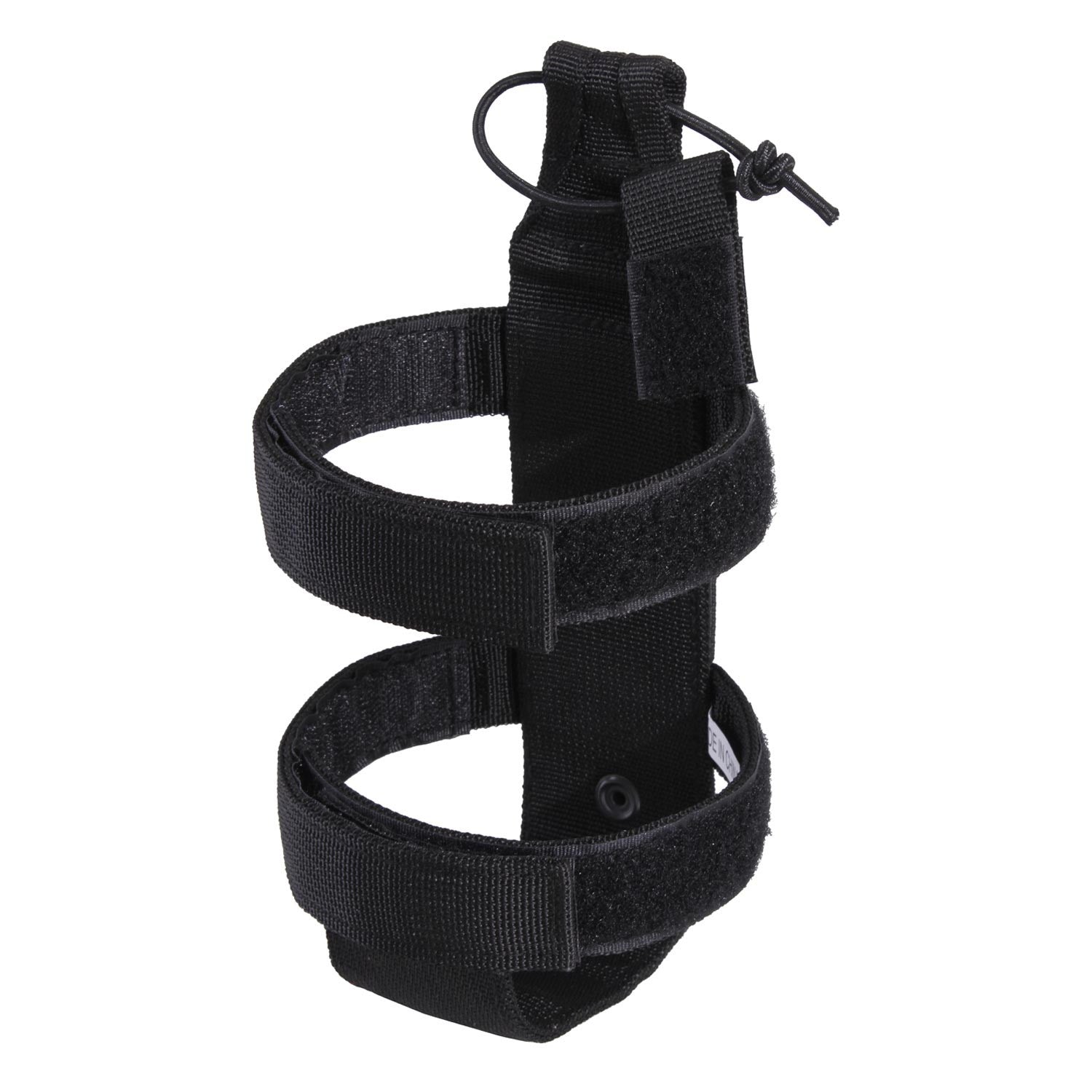 Funda MOLLE para botella negra, soporte visible en la imagen