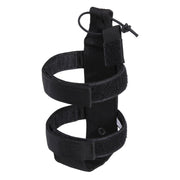 Funda MOLLE para botella negra, soporte visible en la imagen