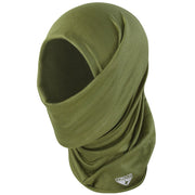 Pañuelo Multi-Wrap multifuncional verde tubular de poliéster, dimensiones aprox. 24x50 cm