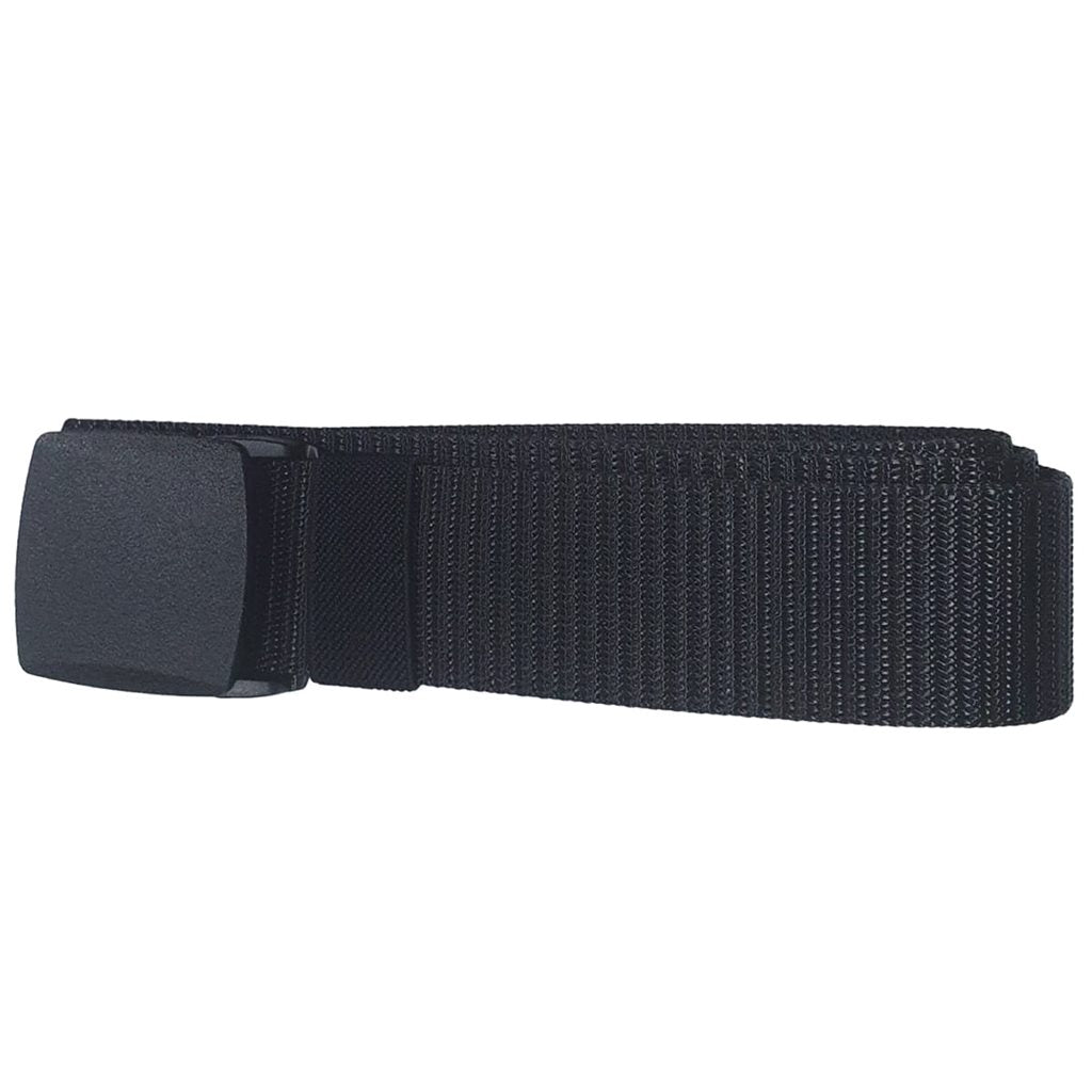 Cinturón TROOPER 3,8 cm negro de poliéster con hebilla de ABS