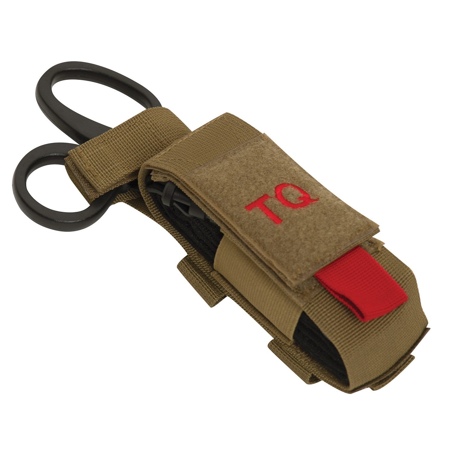 Funda MOLLE TQ verde para torniquete y tijeras