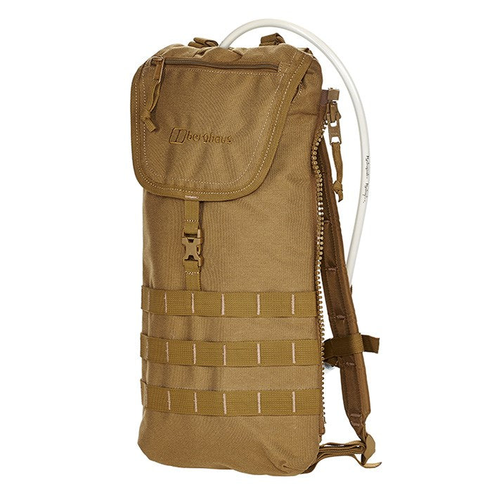 Mochila de hidratación Berghaus MMPS sin reservorio, vista frontal, compatible con MMPS (Crusader, Centurio)