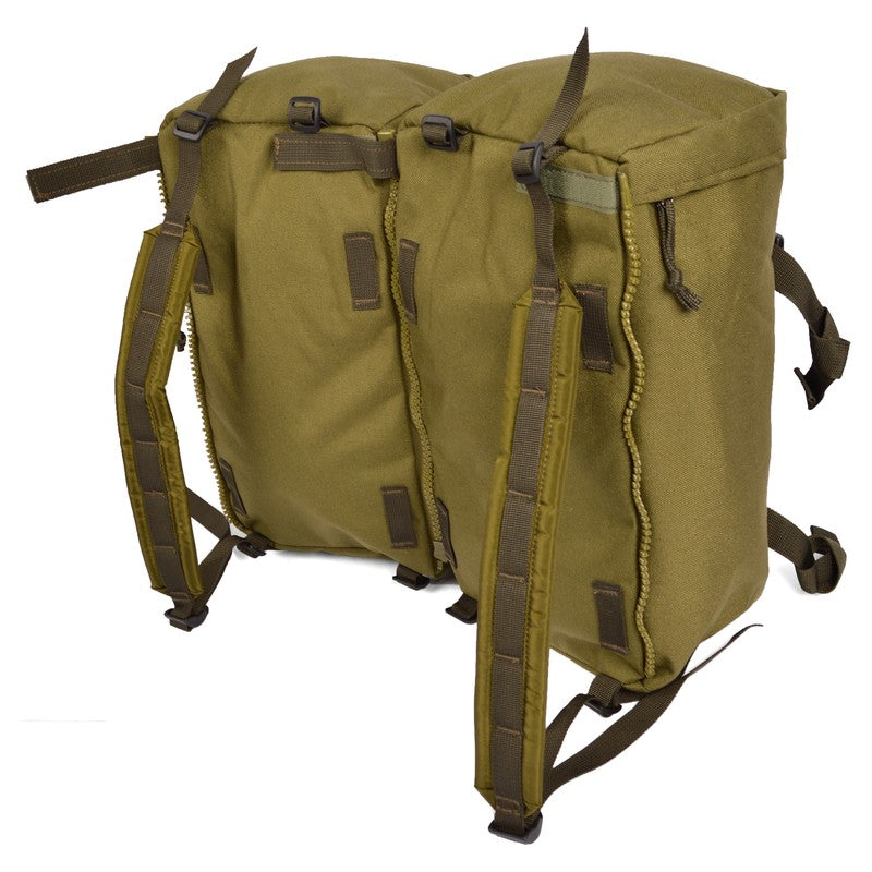 Bolsillos laterales Berghaus MMPS 30L (2x15L) verdes, acoplables a mochilas Centurio y Crusader