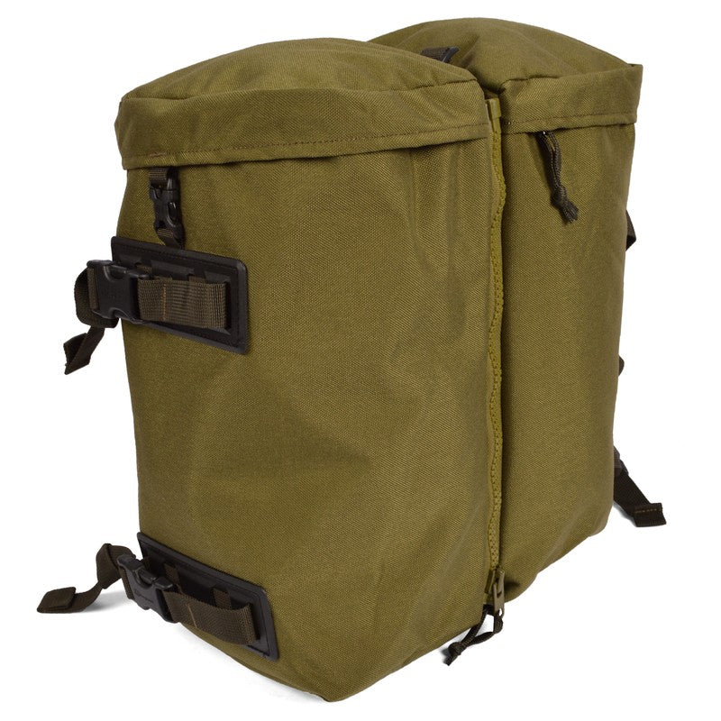 Bolsillos laterales Berghaus MMPS 30L (2x15L) verdes, acoplables a mochilas Centurio y Crusader