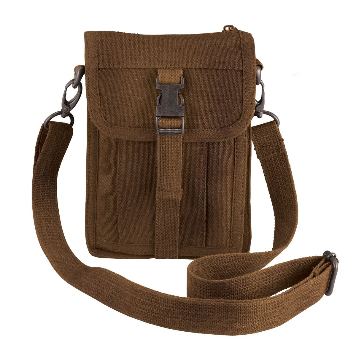 Bolso bandolera VENTURER de lona con múltiples bolsillos y correa desmontable