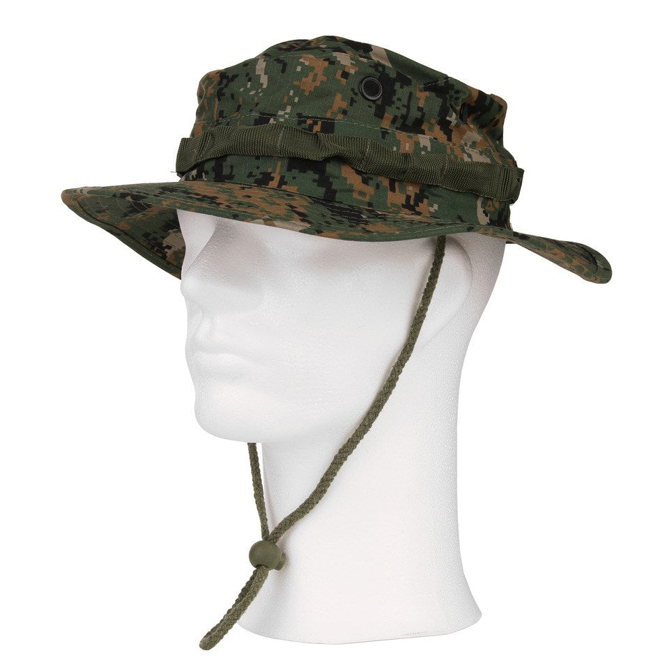 Sombrero UXE Bush Digita Woodand, 100% algodón rip-stop
