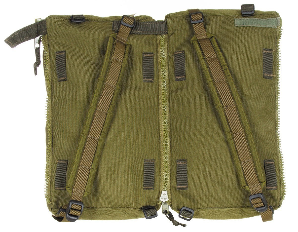 Mochila Berghaus Crusader 90+20L verde usada - vista general