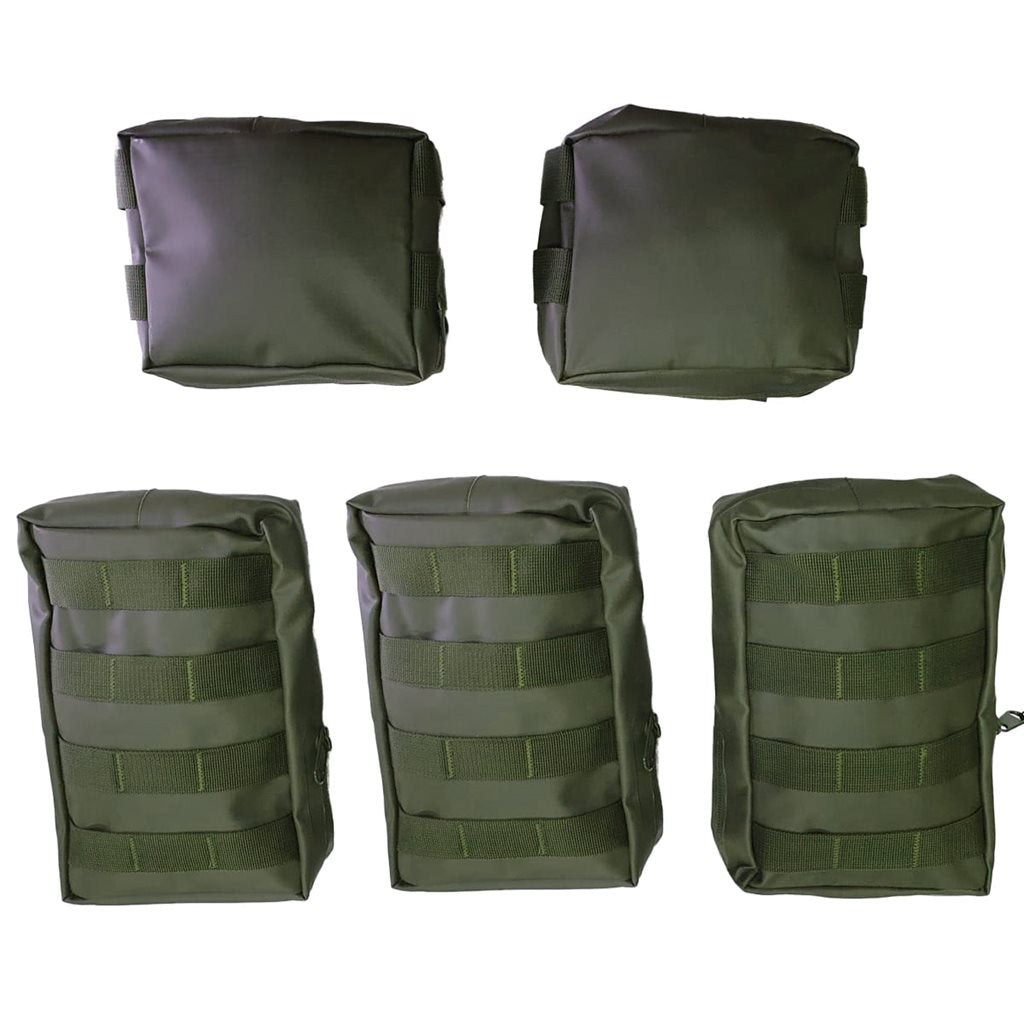 Mochila ARMY-X-TREME 70 l impermeable verde con bolsillos MOLLE/PALS
