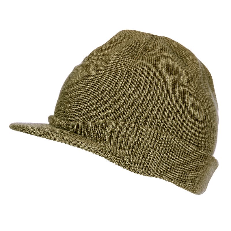 Gorro de lana US JEEP réplica WWII negro, vista frontal