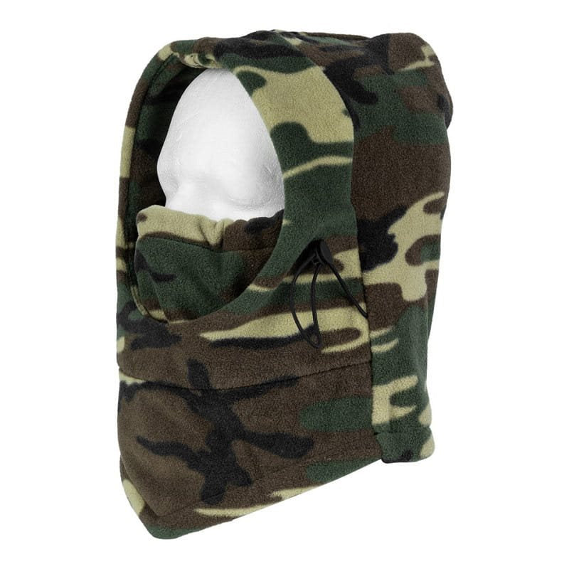 Pasamontañas POLAR Fleece negro, balaclava