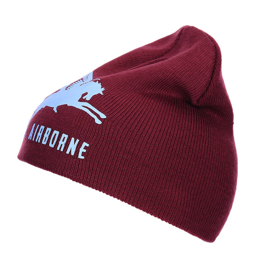 Gorro de punto de invierno con camuflaje AIRBORNE PEGASUS, talla única