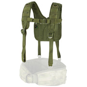 Tirantes de combate MOLLE forma H verdes