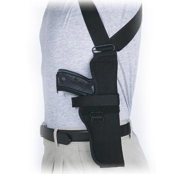 Funda axilar vertical con bisagra cruzada 215-1-KZ para pistola