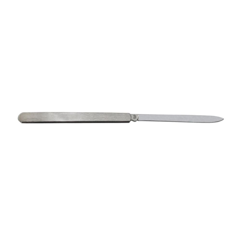 Cuchillo plegable de degustación con hoja de acero inoxidable 10,5 cm y mango inox