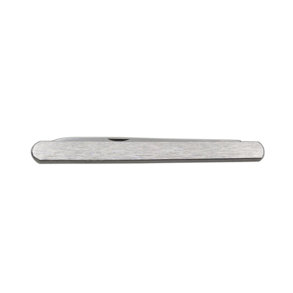 Cuchillo plegable de degustación con hoja de acero inoxidable 10,5 cm y mango inox