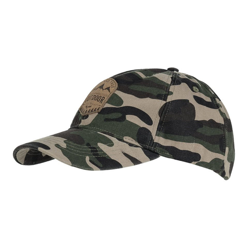 Gorra de béisbol camuflaje OUTDOOR prelavada