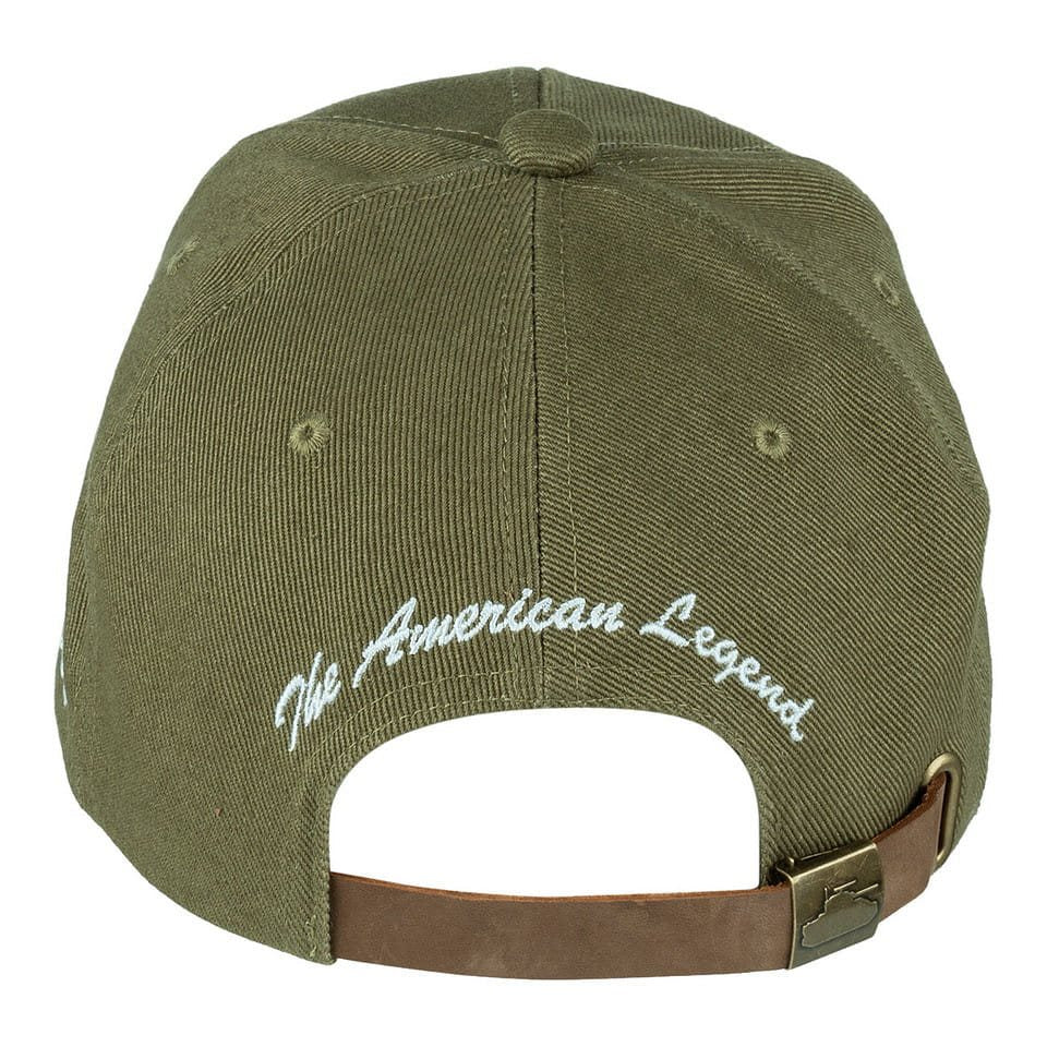 Gorra de béisbol M4 SHERMAN verde, 100% algodón