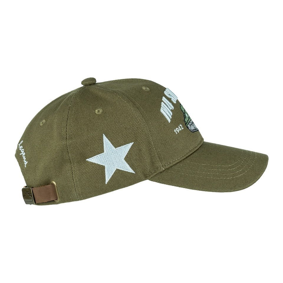 Gorra de béisbol M4 SHERMAN verde, 100% algodón