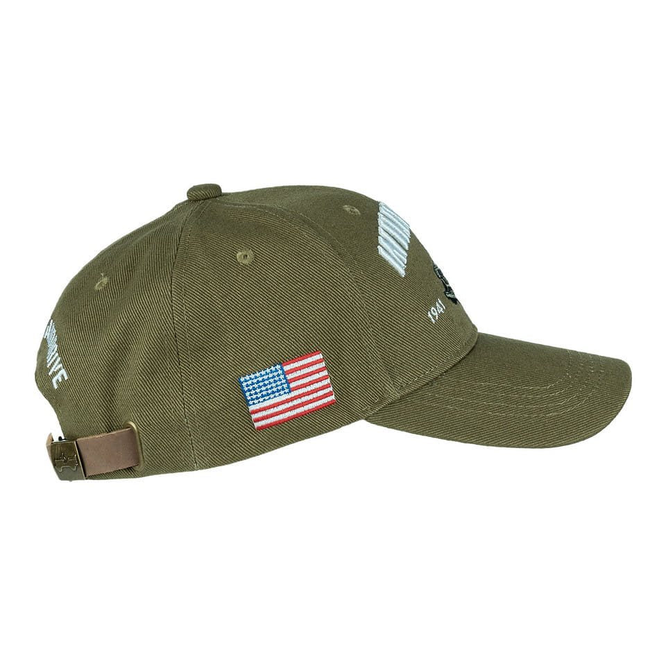 Gorra baseball verde WILLYS MB, 100% algodón, talla única