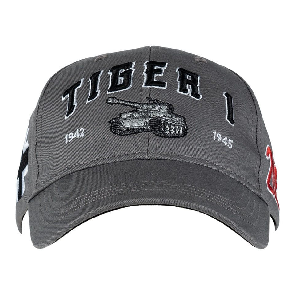 Gorra baseball TIGER tanque gris - vista frontal
