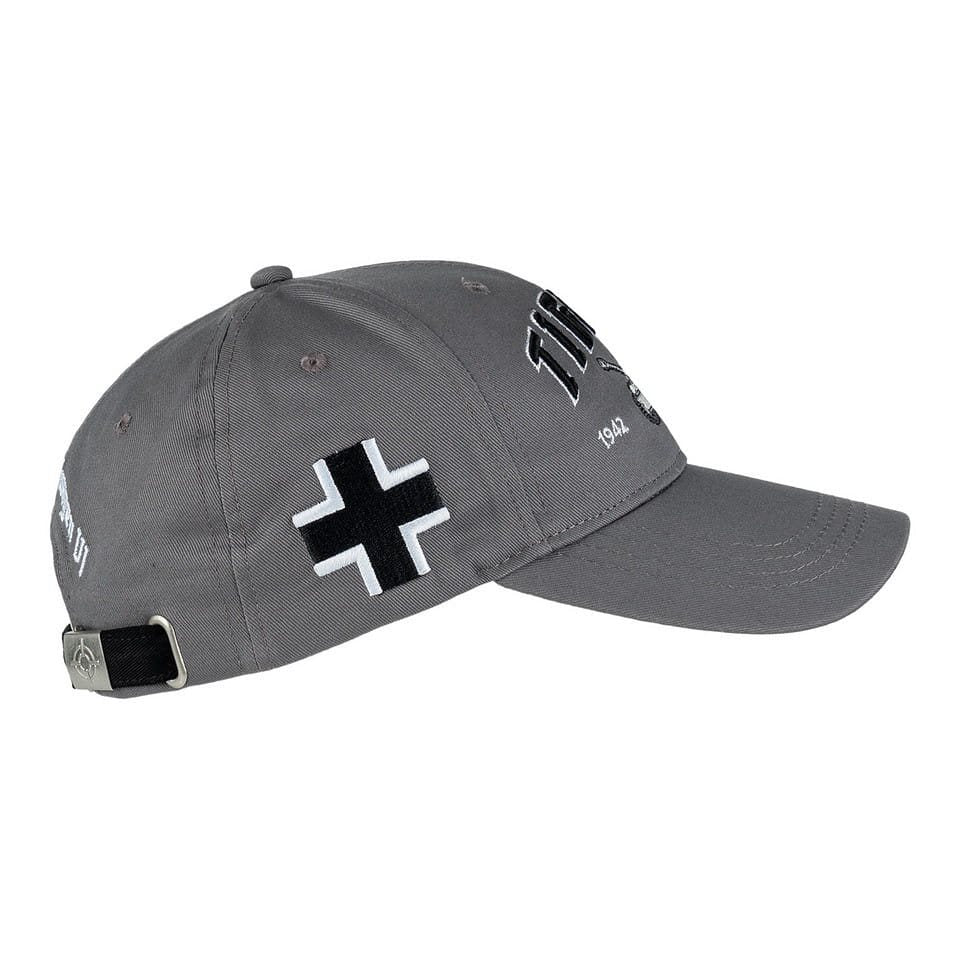 Gorra baseball TIGER tanque gris - vista frontal