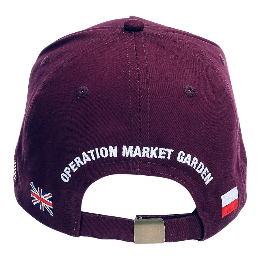 Gorra PEGASUS con banderas alrededor y emblema de la 1.ª División Aerotransportada