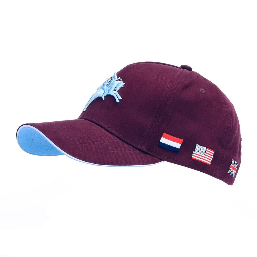 Gorra PEGASUS con banderas alrededor y emblema de la 1.ª División Aerotransportada