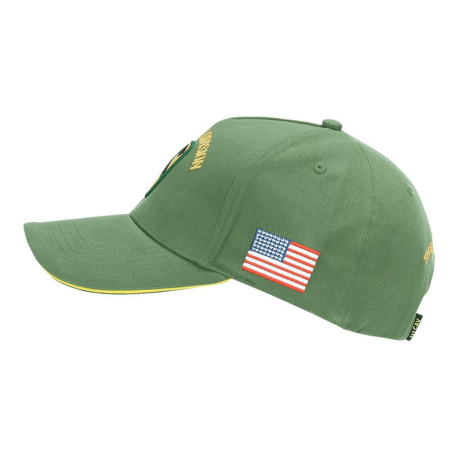 Gorra Baseball US Cavalry WWII 3D negra con bordado frontal