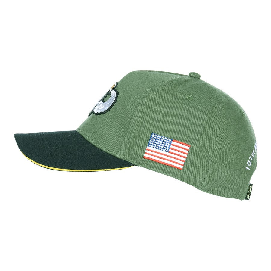 Gorra beisbol 101st AIRBORNE WWII con bordado frontal 3D