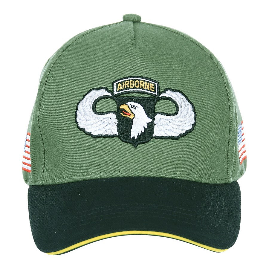 Gorra beisbol 101st AIRBORNE WWII con bordado frontal 3D