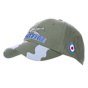 Gorra béisbol SPITFIRE verde, 100% algodón, talla única