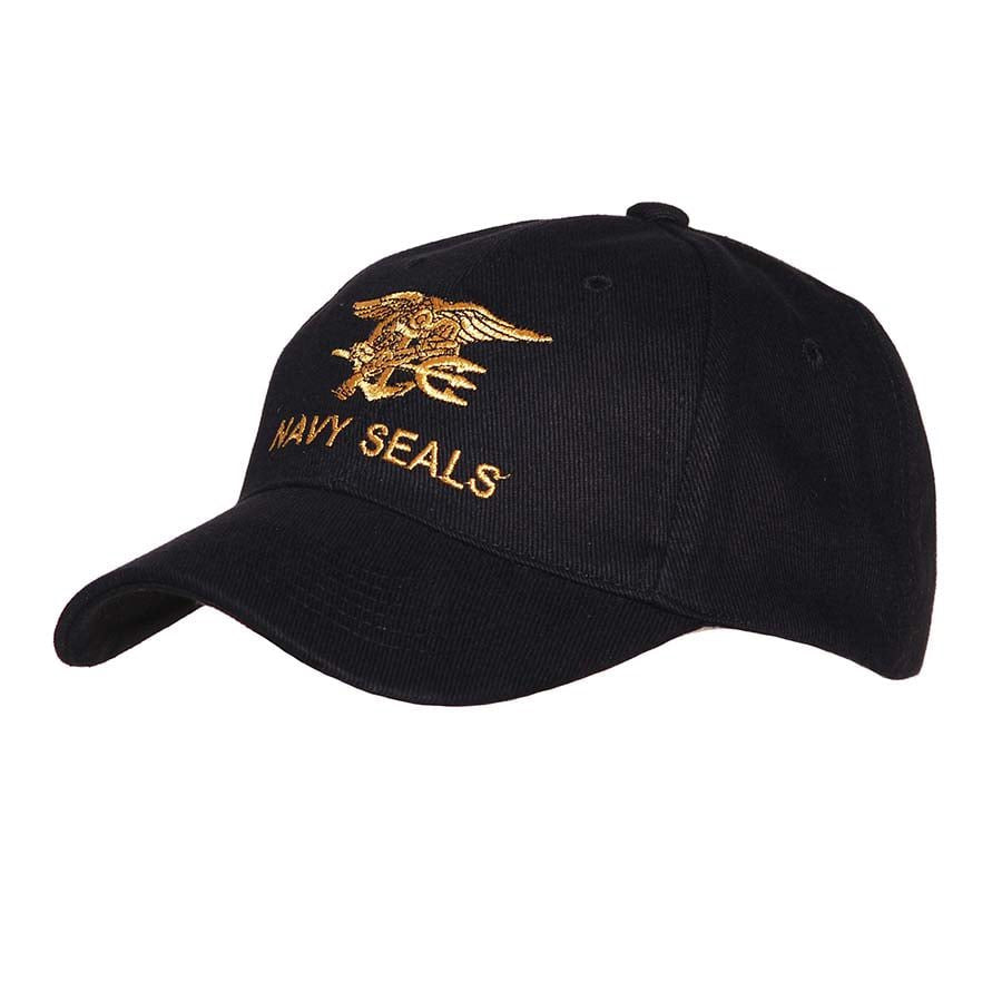 Gorra baseball Navy Seals verde, 100% algodón