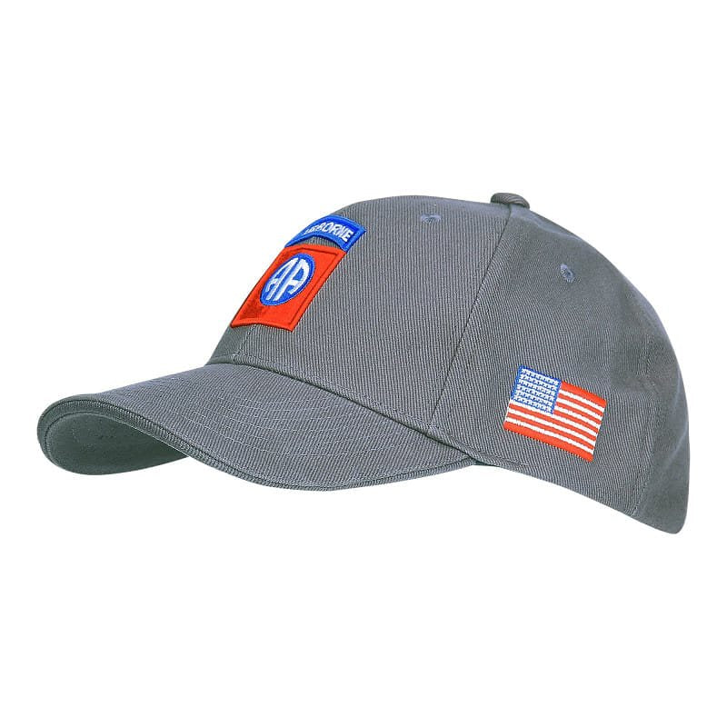 Gorra baseball 82nd AIRBORNE negra, talla única, 100% algodón