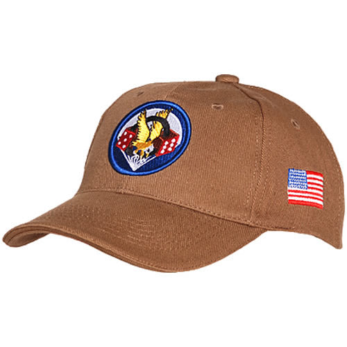Gorra baseball 506st PIR negra, 100% algodón, talla única