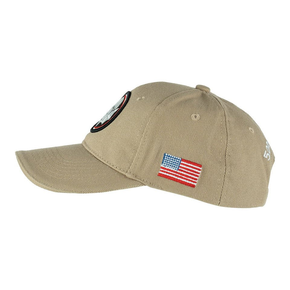 Gorra baseball 506st PIR negra, 100% algodón, talla única