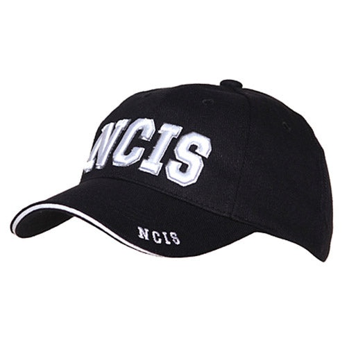 Gorra de béisbol NCIS negra, talla única, 100% algodón