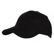 Gorra táctica Contractor negra de algodon con panel VELCRO FOSTEX y goma FLEXIT