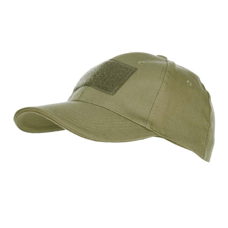 Gorra táctica Contractor negra de algodon con panel VELCRO FOSTEX y goma FLEXIT