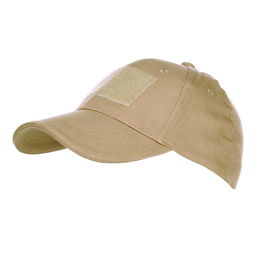 Gorra táctica Contractor negra de algodon con panel VELCRO FOSTEX y goma FLEXIT