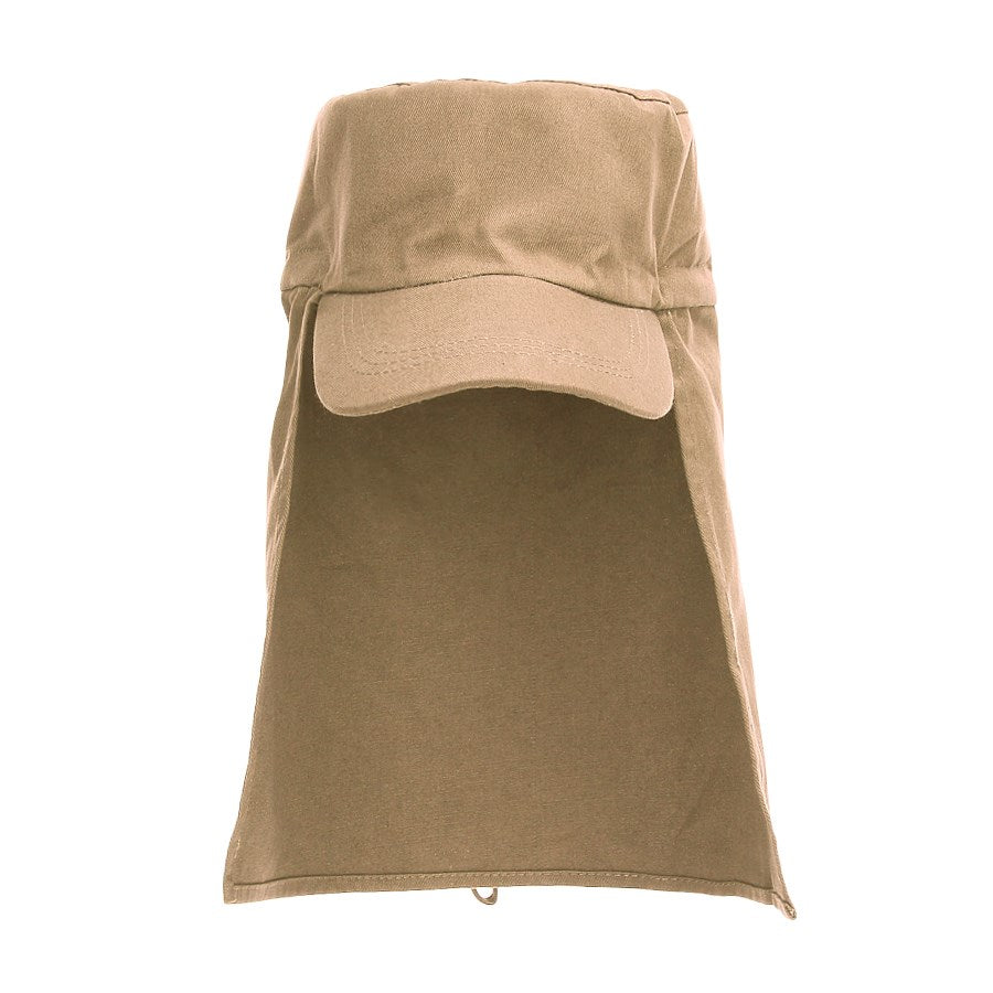 Gorra con visera LEGION WOODLAND con protección de cuello, 100% algodón