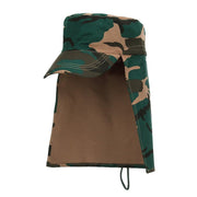 Gorra con visera LEGION WOODLAND con protección de cuello, 100% algodón