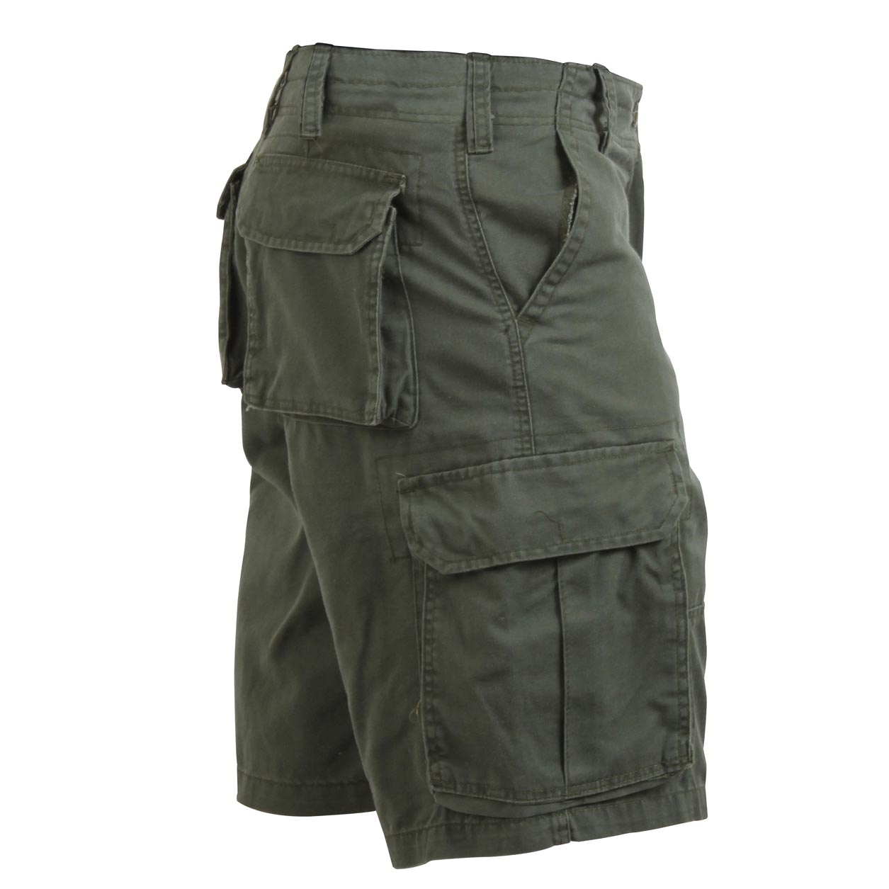 Shorts VAGE PARATROOPER verdes Rothco, estilo ACU en tejido resistente