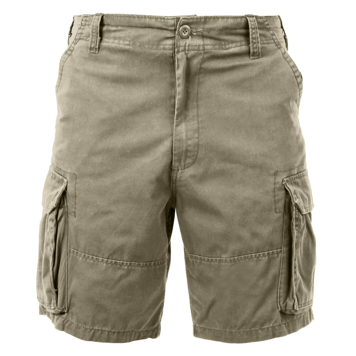 Shorts Paratrooper Rothco ACU kaki, cortos prolongados de tejido resistente